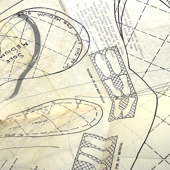 Vintage Boot Slipper Mail Order Pattern #5525 - Picture 4 of 4